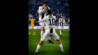 When Ronaldo and Dybala exchanged their celebration 🎇🔥ronaldo dybala [upl. by Hightower313]