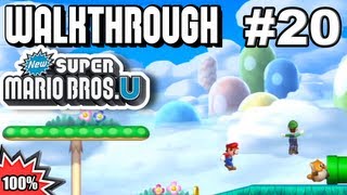 New Super Mario Bros U 100 Multiplayer Walkthrough  Part 20 [upl. by Ytte]