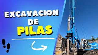 Cómo realizar la Excavación de PILAS DE CIMENTACIÓN  Proceso Constructivo [upl. by Aicac333]