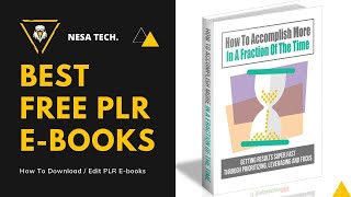 PLR Ebooks  Where To Find FREE PLR Ebooks  Products 2020 [upl. by Ellevel]