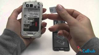 Motorola Defy How to install Sim card and Battery [upl. by Valer]