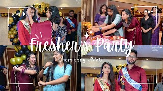 Freshers Party of MSc Chemistry  JNVU Jodhpur 2024  PC Mixmoves [upl. by Gathard190]