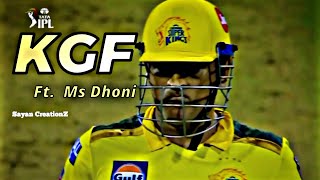 KGF ft Ms Dhoni  Ms Dhoni WhatsApp Status  KGF dialogue WhatsApp status [upl. by Hawken]