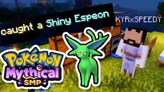 THE BEST SHINY ON THE SERVER  EP 3 Mythical SMP Minecraft Pokemon Mod [upl. by Enrahs]