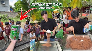 GUSTO DAW NILA NG MILO ICE CREAM ROLL KAYA GINAWAN KO SILA SA MACHINE KO [upl. by Aytak]