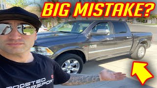 DID I MAKE A MISTAKE BUYING A ECODIESEL RAM 1500 LARAMIE 😮 [upl. by Tra]