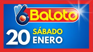 Resultados del BALOTO REVANCHA del sabado 20 de ENERO de 2024 💫✅💰 [upl. by Lupee]