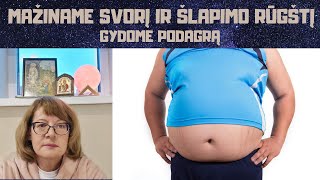 Mažiname svorį ir šlapimo rūgštį  Gydome podagrą [upl. by Myers300]