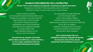 Sambas Concorrentes 2024  Imperatriz Toni Bach amp cia  ELIMINADO [upl. by Thomasina]