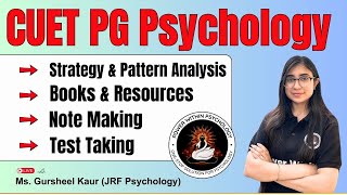 CUET PG Psychology 2025  Strategy Class with Gursheel Kaur [upl. by Adnilg]