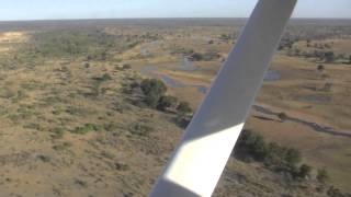 Scenic flight  Okavango Delta [upl. by Gnof]