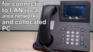 metrolinedirectcom Avaya 9621G IP Telephone [upl. by Eerahc]