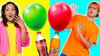 Coke amp Mentos CHALLENGE With Ellie amp Jimmy  The Ellie Sparkles Show [upl. by Htebaras672]