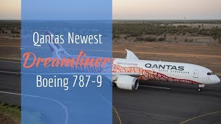 Qantas welcomes home its newest Boeing 787 Dreamliner with Indigenous Livery [upl. by Bywoods]