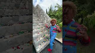 Lego Stairs VS Chucky funny comedy challenge memes [upl. by Lathan]