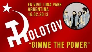 Molotov  Gimme The Power HD Stereo Argentina En Vivo Luna Park 16022013 [upl. by Novaelc808]