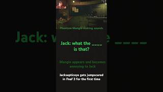 Jacksepticeye gets jumpscared in Fnaf 3 for the first time by mangle fnaf3 jacksepticeye [upl. by Rinna969]