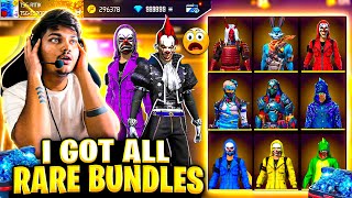 Free Fire I Got All Rare Bundles And New Gun Skins😍POOR TO RICH Garena Free Fire [upl. by Hort]