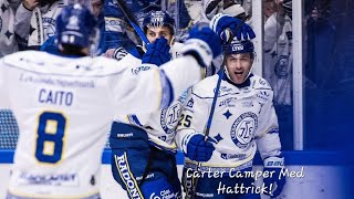 Carter Camper Med Hattrick På Tobbes Hyllning Leksand vs Luleå  22 Oktober 2022  1080p [upl. by Okkin]