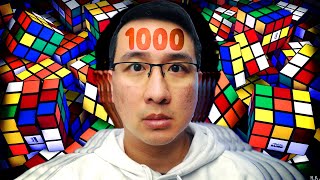 Why Solving 1000 Rubiks Cubes Is Impossible [upl. by Fabozzi411]