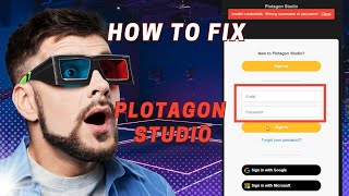 How to fix plotagon login problem [upl. by Eibob]