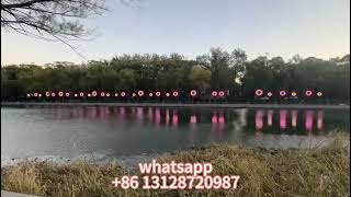 150cm 200cm 3D Holographic Machine Beijing Riverside Decoration [upl. by Annovad]