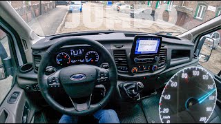 NEW Ford Transit RWD 130hp  0100  POV Test Drive 707 Joe Black [upl. by Offen]