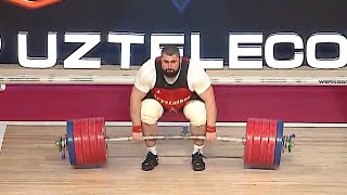 225  267  ABSOLUTE WORLD RECORDS  Lasha Talakhadze  2021 WWC [upl. by Eltsyrhc]