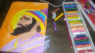 Chatrapati Shiva ji Marathe ji ki Drawing full tutorial video TIME LAPSE [upl. by Peppard]