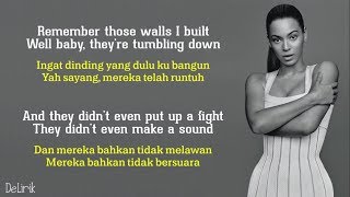 Halo  Beyoncé Lyrics video dan terjemahan [upl. by Sinnard]