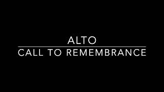 Call to Remembrance  Richard Farrant ALTO [upl. by Nosliw51]