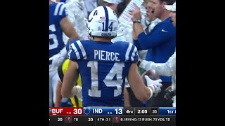 Alec Pierce catches for a 23yard Gain vs Buffalo Bills [upl. by Lehar]