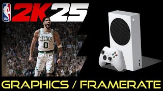 Xbox Series S  NBA 2k25  Graphics  Framerate  First Look [upl. by Carry]