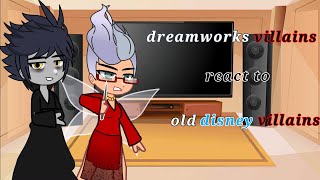 dreamworks villains react to old disney villainsnot original [upl. by Frankel]