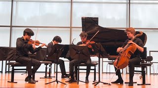 J Brahms  Piano Quartet No 3 in cMinor Op 60 I amp III Movement [upl. by Sidnee]