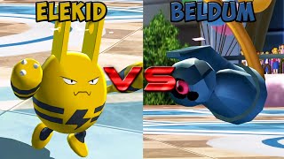 Pokemon battle revolution  Elekid vs Beldum [upl. by Yttig206]