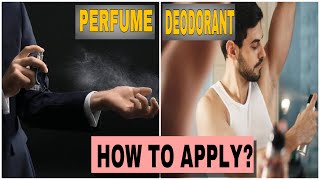 Perfume amp Deodorant Difference How to APPLY both shorts perfume Deodorants [upl. by Akihsay]