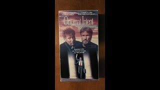 Opening to Original Intent 1990 1992 VHS [upl. by Nehgaem]