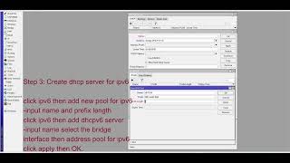 Mikrotik ipv4 amp ipv6 DHCP Setup Step by Step Guide [upl. by Judsen]