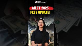 AILET 2025 Application Form Fees Breakdown ailet2025 [upl. by Durnan]