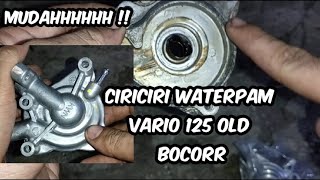 vario 125 air radiator cepat habis  CARA MUDAH CEK WATERPUMP  vario125 [upl. by Notnilk]