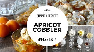 The best APRICOT COBBLER recipe Quick Easy So Tasty [upl. by Aterg660]