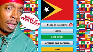 Smartest American In The World Tries To Guess Every Countries Flag [upl. by Nepsa445]