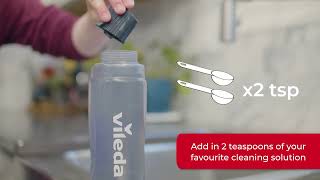 How to fill your ProMist MAX Spray Mop Bottle with Solution [upl. by Aisined]