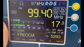 FM DX Radio Freccia Ragusa 994 MHz From Malta Tropo [upl. by Thomasine]