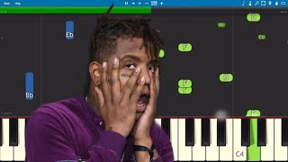 Ski Mask The Slump God  Faucet Failure  Piano Tutorial [upl. by Hildick87]