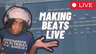 FASTEST PRODUCER MAKING BEATS LIVE [upl. by Sevein]