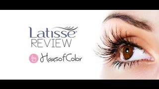 My Secret to Long Eyelashes Latisse Review  HAUSOFCOLOR [upl. by Nireves]