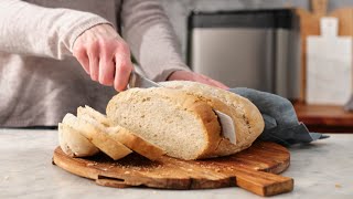 Crusty French Bread Recipe made with Panasonic Breadmaker SDYR2550 [upl. by Slohcin975]