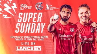 🔴 LIVE Lancashire Lightning vs Worcestershire Rapids  Vitality Blast [upl. by Ahsiemal]